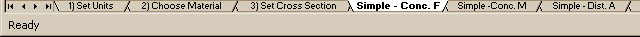 BeamCALC tabs